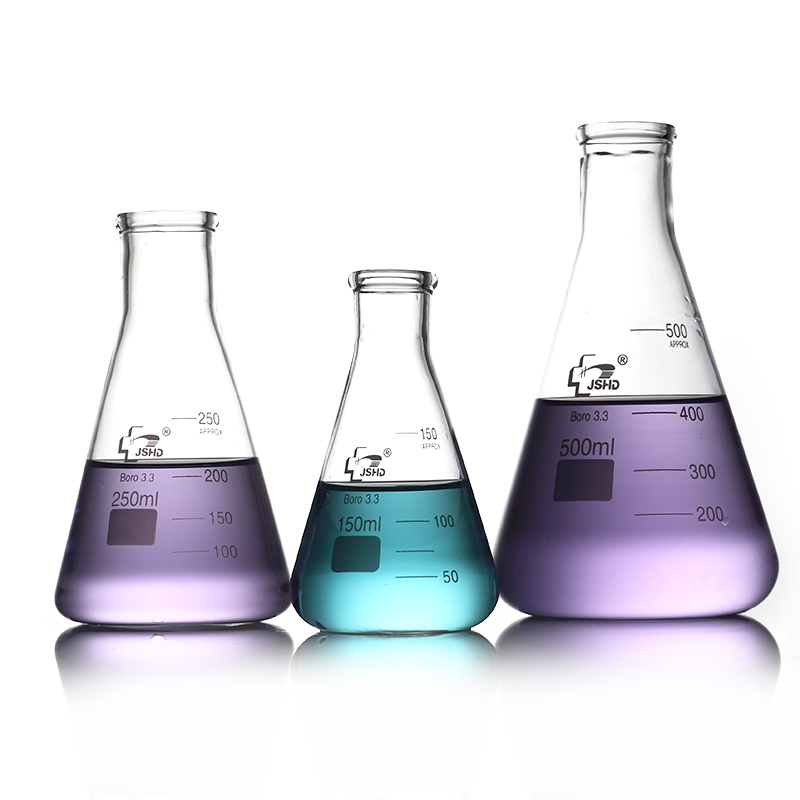 Matraz Erlenmeyer de Vidrio de 2000 ml