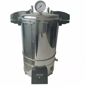 Autoclave portátil de 24 litros con control de tiempo y temp. Modelo BKM-P24III, marca BioSmartest