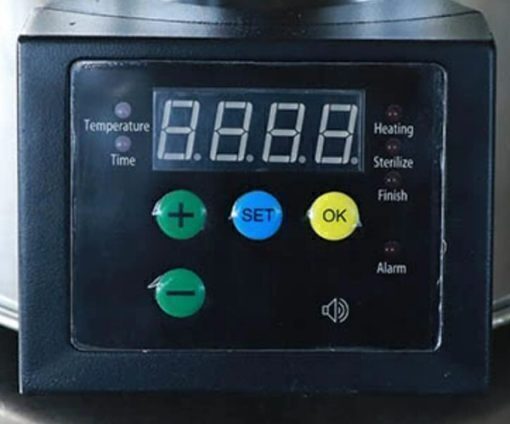 Autoclave portátil de 24 litros con control de tiempo y temp. Modelo BKM-P24III, marca BioSmartest