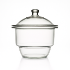 Desecador de Vidrio 240 mm - con Placa de Porcelana