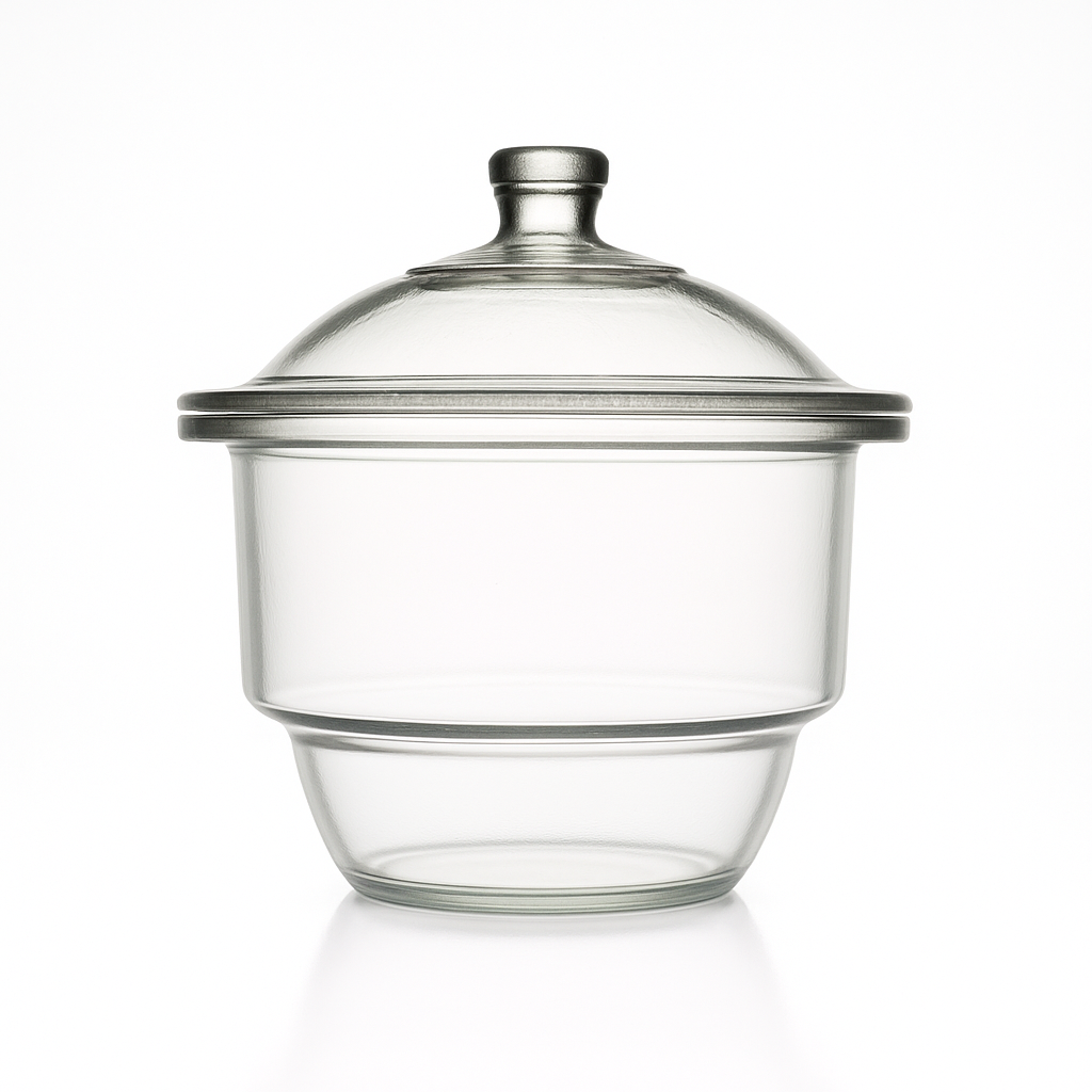 Desecador de Vidrio 240 mm - con Placa de Porcelana
