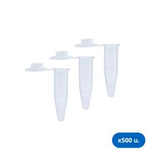 Tubo Eppendorf 1,5 ml No Estéril - Bolsa x 500 unidades