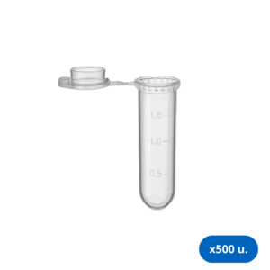 Tubo Eppendorf 2 ml - Bolsa x 500 unidades