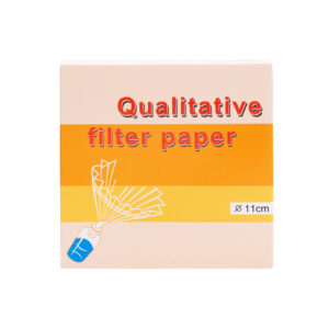Papel de Filtro Cualtitativo 11 cm de Diámetro x 100 Unidades