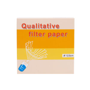 Papel de Filtro Cualtitativo 12,5 cm de Diámetro x 100 Unidades