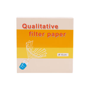 Papel de Filtro Cualtitativo 15 cm de Diámetro x 100 Unidades