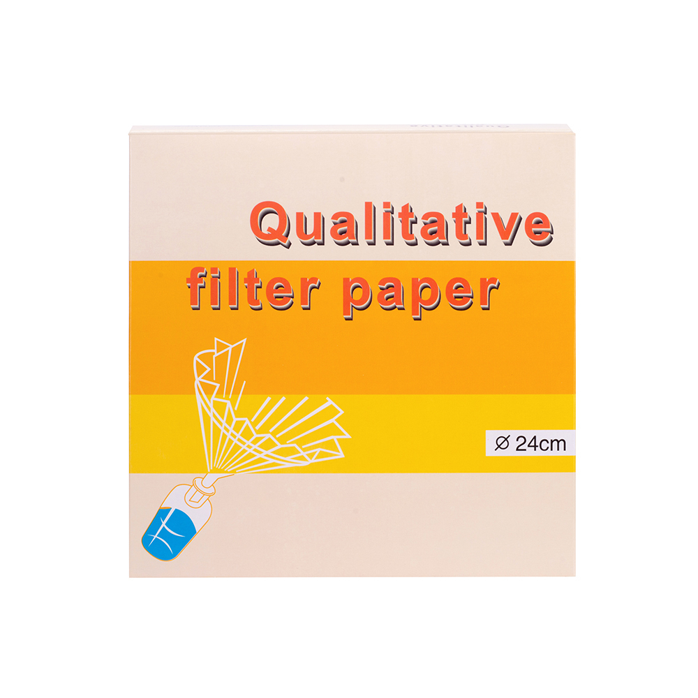 Papel de Filtro Cualtitativo 24 cm de Diámetro x 100 Unidades