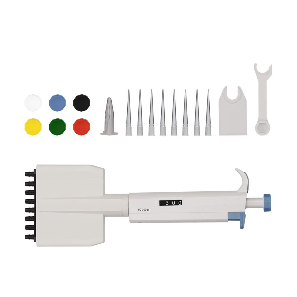 Pipeta Multicanal 8 Canales Ajustable 5-50 µl