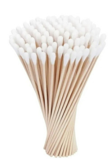 Hisopo de Madera y Algodón No Estéril - Bolsa x 500 Unidades
