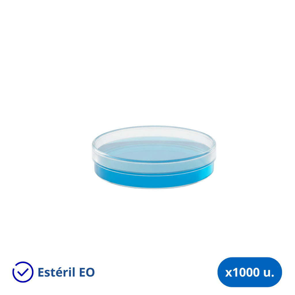 Placa de Petri Estéril 60 mm Diámetro - Caja x 1000 u