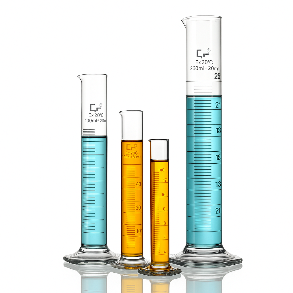 Probeta de Vidrio con Base de Vidrio 50 ml