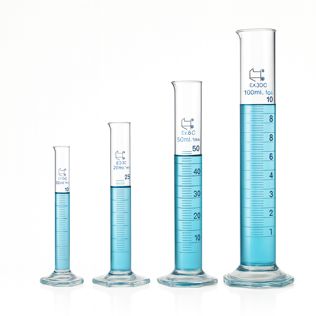 Probeta de Vidrio con Base de Vidrio 100 ml