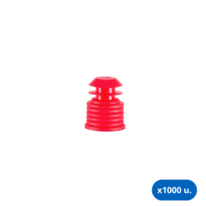 Tapón Aletado para Tubo de 12 mm - Bolsa x 1000 unidades