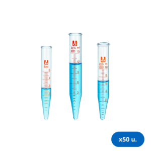Tubo Cónico de Centrífuga 50 ml con Graduación - Caja x 50 Unidades