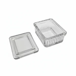 Cubeta de Tinci�n de Vidrio con Tapa - Modelo Schieferdecker