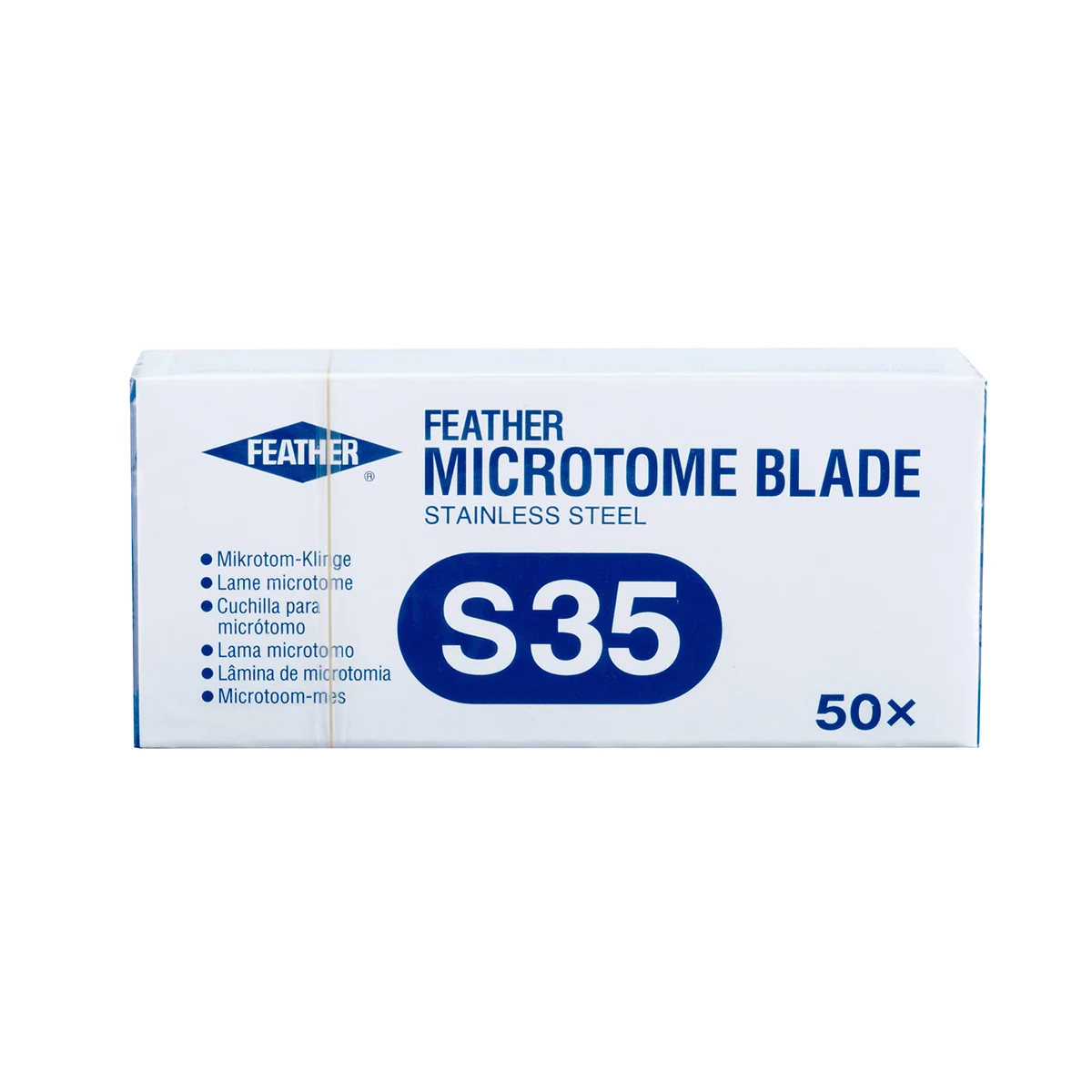 Hojas para micrótomo Feather S-35 — caja x 50