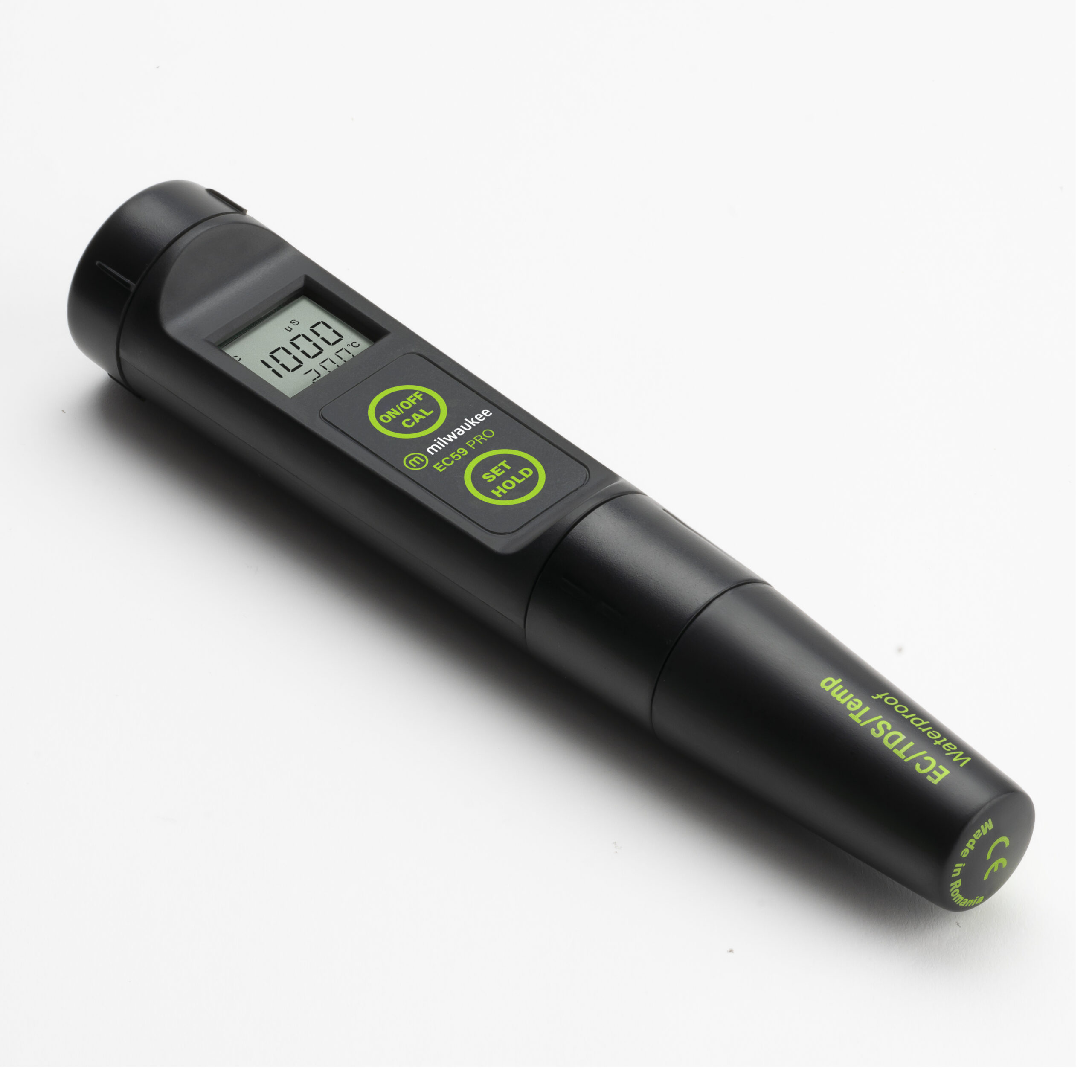 Tester de Conductividad/TDS/Temperatura EC59 MILWAUKEE, 0 a 3.999 µS/cm, IP65, electrodo recambiable - Imagen 2