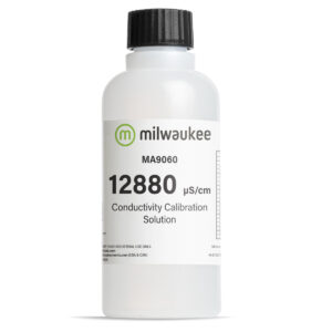 Solución de Calibración de Conductividad 12.880 µS/cm MA9060 MILWAUKEE, 230 ml, trazable NIST