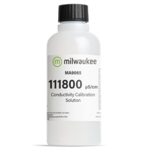 Solución de Calibración de Conductividad 111.800 µS/cm MA9065 MILWAUKEE, 230 ml, trazable NIST