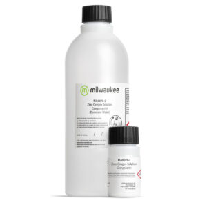 Kit de Solución de Calibración Oxígeno Cero MA9070 MILWAUKEE, 2 componentes, para medidor de OD