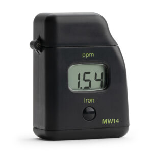 Fotómetro Digital de Hierro MW14 MILWAUKEE, 0,00 a 5,00 ppm, método fenantrolina, portátil de bolsillo