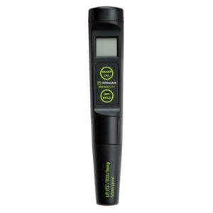 Tester pH/EC/TDS/Temperatura MW803 MILWAUKEE, 4 en 1, rango bajo 0-3.999 µS/cm, IP65, electrodo recambiable