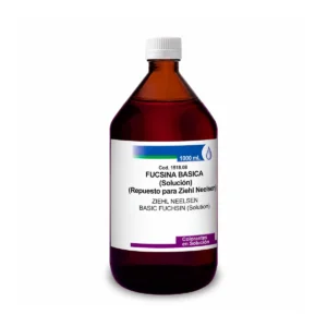 Fucsina Básica Ziehl x 1000 mL en envase individual sin identificación del fabricante