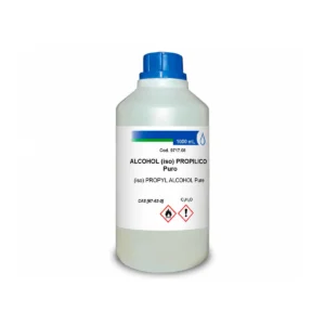 Alcohol ISO Propilico Puro x 1000 mL en envase individual sin identificación del fabricante