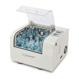 Incubador Agitador Orbital calefaccionado digital de RT+5~60º C. Marca BioSmartest, modelo BJPX-100B