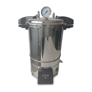 Autoclave portátil de 24 litros con control de tiempo y temp. Modelo BKM-P24III, marca BioSmartest