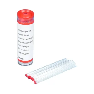 Tubos Capilares con Heparina - Vial x 100 Unidades — presentacion real