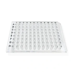 Placa PCR de96pocillos de0.2ml con faldón parcial, portada-premium