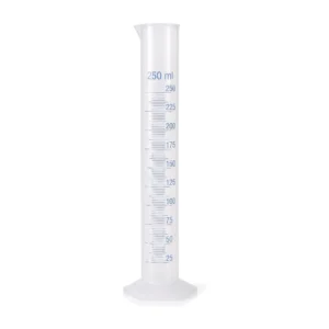 Probeta de Plástico de 250 ml, Graduada