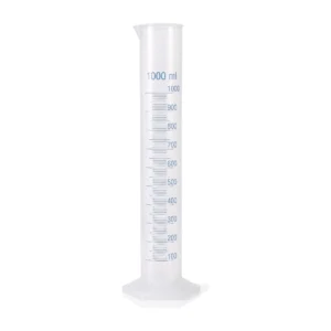 Probeta de Plástico de 1000 ml, Graduada