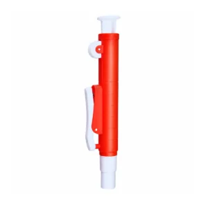 Bomba manual para pipetas de 25 ml, color rojo: portada