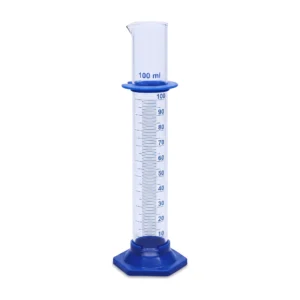 Probeta de Vidrio Base Plástica de 100 ml