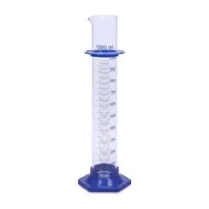 Probeta de Vidrio Base Plástica de 1000 ml