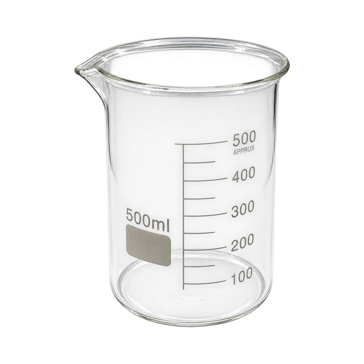 Vaso de Precipitado de Vidrio 500 ml — vacio