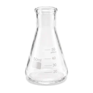 Matraz Erlenmeyer de Vidrio de 50 ml