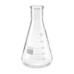 Matraz Erlenmeyer de Vidrio de 500 ml