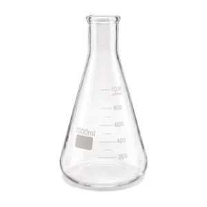 Matraz Erlenmeyer de Vidrio de 1000 ml