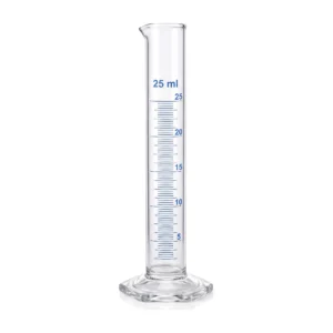 Probeta de Vidrio con Base de Vidrio 25 ml