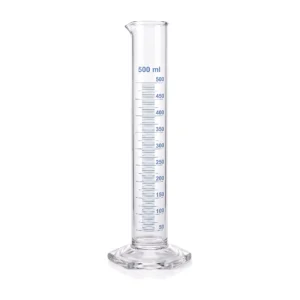 Probeta de Vidrio con Base de Vidrio 500 ml