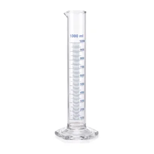 Probeta de Vidrio con Base de Vidrio 1000 ml