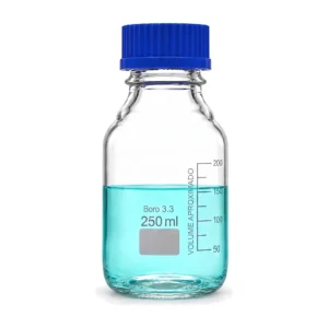 Botella de Vidrio para Reactivos 250 ml
