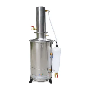 Destilador de Agua DZ-10LIII FAITHFUL, acero inoxidable SS304, 10 L/h, 7,5 kW, 380 V