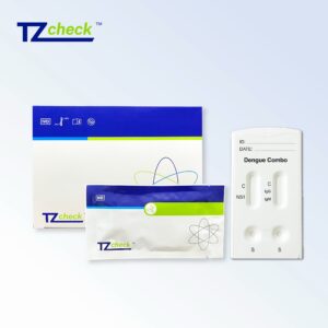 Test Rápido Dengue Combo NS1 + IgG/IgM TZcheck – casete, 25 tests