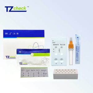 Test Rápido Combo SARS-CoV-2 + Influenza A+B antígeno TZcheck – casete, 20 tests