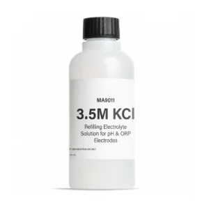 Solución de relleno 3,5M KCl para electrodo de pH/ORP x 230mL — presentación con etiqueta sin fabricante