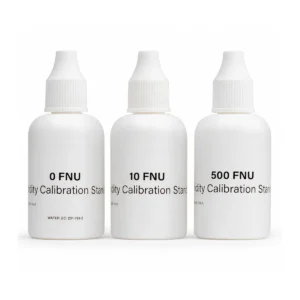 Kit de Estándares de Calibración de Turbidez MI515-100, 0 / 10 / 500 FNU, 3 x 30 ml, para MI415 — presentación con etiqueta sin fabricante